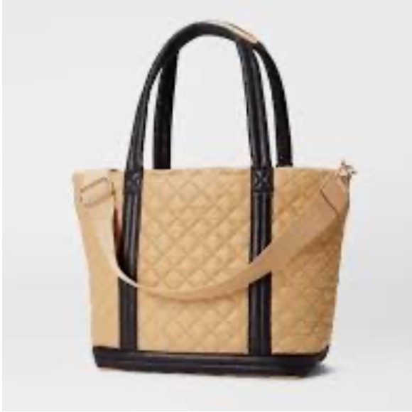 MZ Wallace Small Empire Metro Tote - Camel & Black - Picture 7 of 12